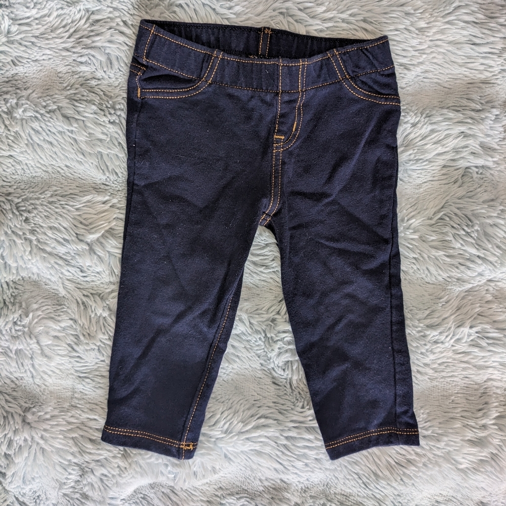 Cat & Jack Dark Blue Jeans - Picture 3 of 7
